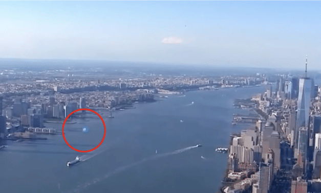 (WATCH) Mysterious orb zooming past NYC caught on film by local news chopper